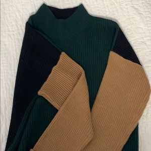 Calvin Klein color block sweater NWOT